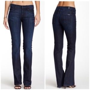 7 For All Mankind high waist bootcut dark wash